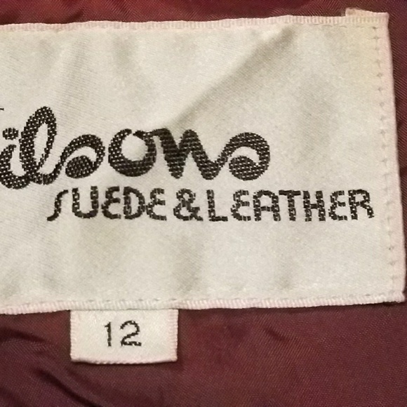 Vintage women's  Wilson Leather Jacket sz 12 - Picture 5 of 5